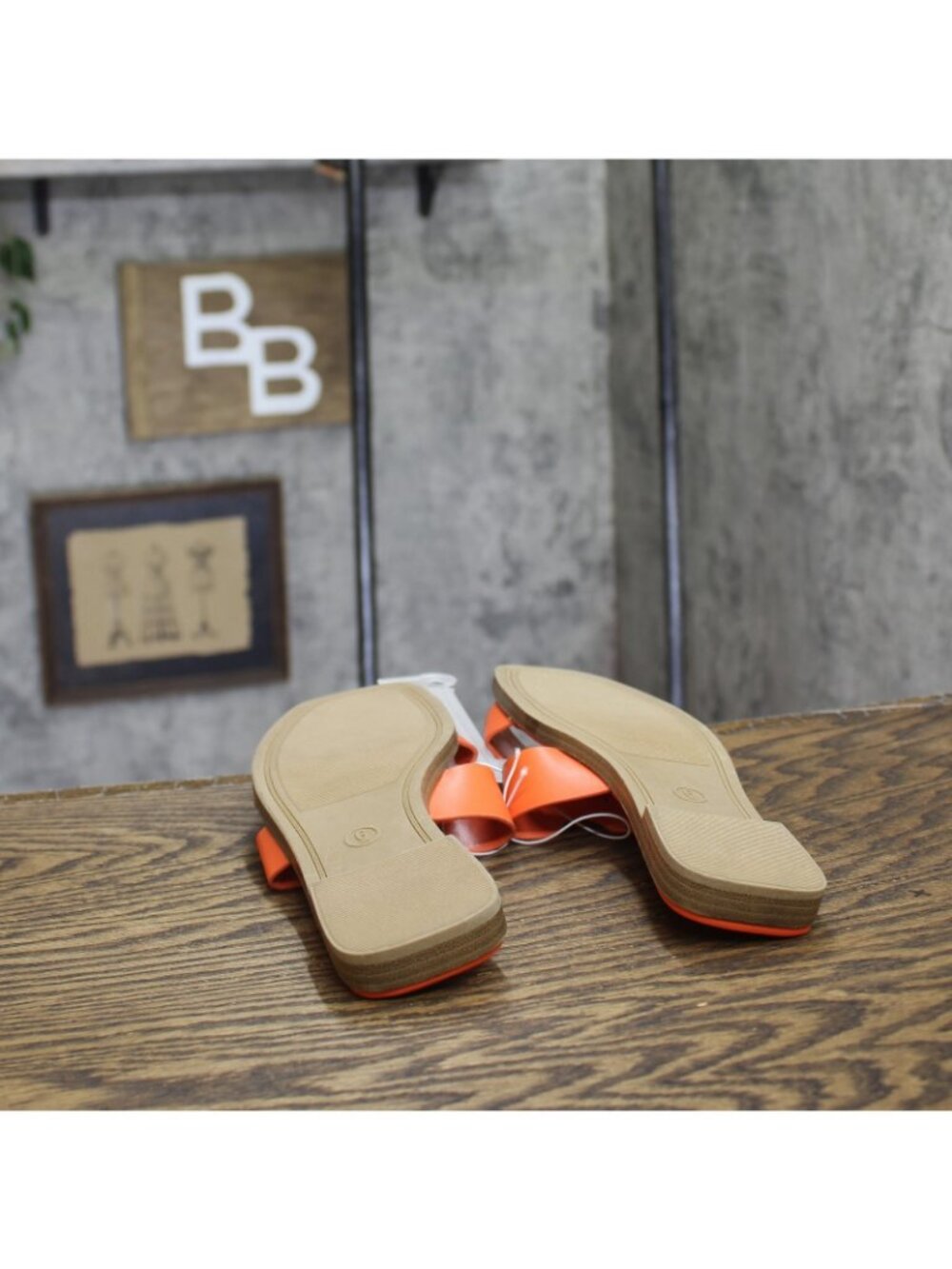 A New Day Nina H-Band Slide Sandals 92244961 Orange 6M - Picture 5 of 10